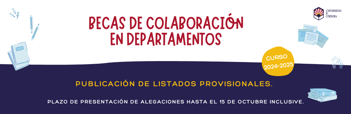 UCO - Becas de colaboración