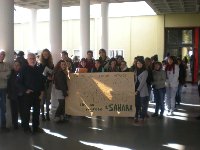 Estudiantes de Ciencias de la Educacin apoyan a Aminetu Haidar