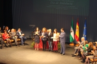 Momento de la entrega de premios