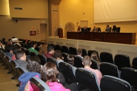 Vista general del saln de actos durante la asamblea