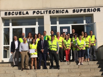 Foto de familia de los nuevos integrantes del equipo de emergencia de la EPS de Belmez