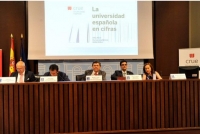 Mesa presidencial del acto de presentacin del informe