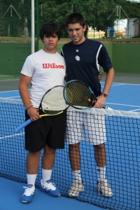 Vicente Serrano ( izq) y Pedro Torralbo