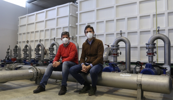 Researchers Juan Antonio Rodríguez and Jorge García 