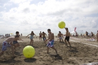 Una de las actividades en la playa