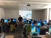 Un momento del taller para alumnos de doctorado de la Universidad de Crdoba