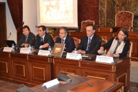 De izq a dcha Eduardo Agera, Jose Antonio Nieto, Salvador Fuentes, Jose Carlos Gmez y Rosario Moyano 