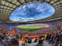 Imagen de archivo de un campo de fútbol