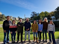 De izquierda a derecha: Jaime Gómez Laguna, profesor de la UCO y co-autor del trabajo, Irene Magdalena Rodríguez Gómez, profesora de la UCO y primera firmante del artículo, Librado Carrasco Otero, actual director general de Planificación de la Investigación de la Junta de Andalucía y último firmante del trabajo, Francisco José Pallarés Martínez, profesor de la UCO. También las becarias predoctorales del grupo UCO-PIG Fernanda Larenas Muñoz, Carmen Álvarez Delgado y Karola Fristiková. Por último, Inés Ruedas Torres, becaria postdoctoral del grupo UCO-PIG y coautora del artículo.